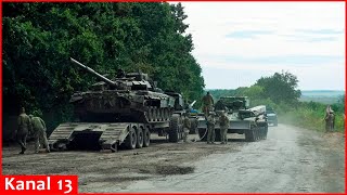 Ukrainian paratroopers captured seven Russian tanks in Kursk there is new Russian T90M among them [upl. by Tonina354]