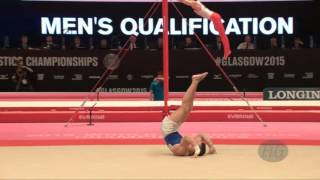 PETROUNIAS Eleftherios GRE  2015 Artistic Worlds  Qualifications Floor Exercise [upl. by Landers]