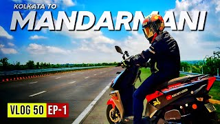 Kolkata to Mandarmani Scooty Ride  Mandarmani Ride  Weekend Tour from Kolkata  Moto Vlog  EP1 [upl. by Prospero]