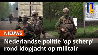 Klopjacht Belgische militair gaat verder [upl. by Attaynek]