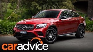 2017 MercedesBenz GLC Coupe Review  CarAdvice Drive [upl. by Aryk]