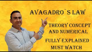 AVOGADRO LAW CLASS 11 NUMERICALS ON AVOGADRO LAW CLASS 11 MOLE CONCEPT CLASS 11 [upl. by Nicky]