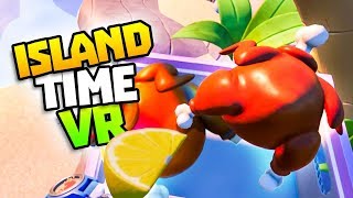 BEST WAY TO CATCH amp COOK SEAGULLS  Island Time VR Gameplay  VR HTC Vive Gameplay [upl. by Ednew]