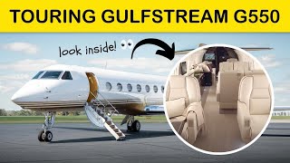 Gulfstream G550 Touring the Extravagant 62 Million Private Jet [upl. by Dranyl]