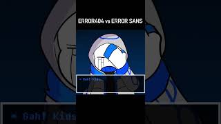 ERROR 404 Sans vs ERROR SANS Undertale Animation [upl. by Onimod186]