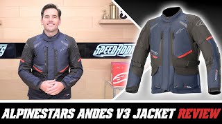 Alpinestars Andes V3 Drystar Jacket Review at SpeedAddictscom [upl. by Cindelyn564]