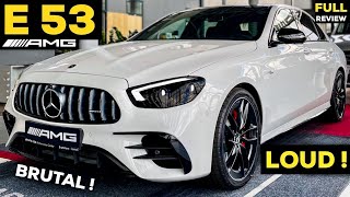 2022 MERCEDES E53 AMG Sedan BRUTAL Exhaust SOUND FULL InDepth Review Exterior Interior Infotainment [upl. by Porte]