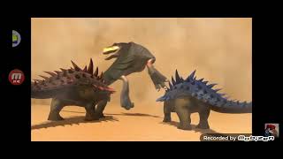 tarbosaurus vs polacanthus 3x talking version [upl. by Giah]