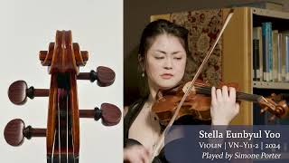 sold Stella Eunbyul Yoo violin 2024  Simone Porter  at the Metzler Violin Shop [upl. by Sinclare]