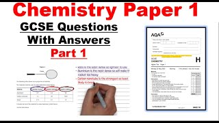 GCSE Chemistry Paper 1 Exam Questions and Answers for 2024 revision PART 1 [upl. by Kristy402]