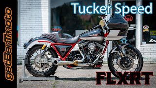 getBenTmoto  Spotlight No 3  Tucker Speeds FLXRT  Road King meets FXR [upl. by Hersh501]