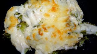 Receta  Brócoli con bechamel gratinado [upl. by Mcfarland]