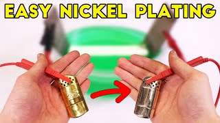 How to make simple DIY nickel plating set up  Easy Electroplating for Beginners [upl. by Aseram29]