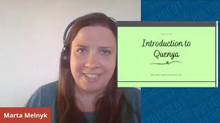 Language crash course Quenya  Marta Melnyk  PGO 2020 [upl. by Bolling]