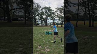 Always satisfying to land the first putt of the day Fore Palms discgolf putt throw [upl. by Etti]