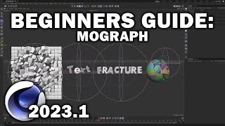 Cinema 4d 20231 Beginners Guide Pt8 Mograph [upl. by Packton]