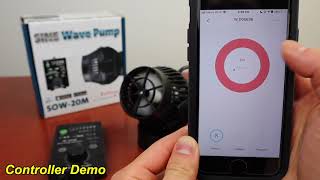 Jebao SOW20M Wavemaker Jebao Aqua App Tutorial [upl. by Aluino]