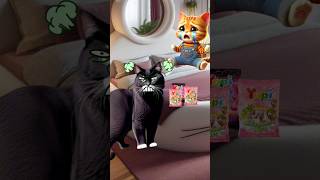 Want to eat yupi shortvideo cartoon cat [upl. by Crocker926]