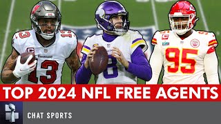 Top 25 NFL Free Agents In 2024 [upl. by Naibaf84]