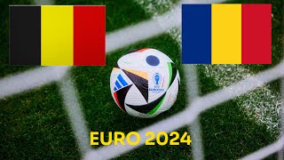 LiveBELGIAROMANIA  EURO 2024  BelgiaRomania 20  Pastram sanse de calificare [upl. by Almeria]