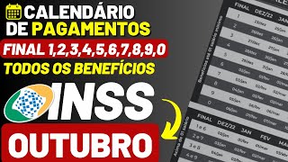 SAIU o CALENDÁRIO dos PAGAMENTOS do INSS de OUTUBRO de 2024 Veja quando você vai receber [upl. by Anay]