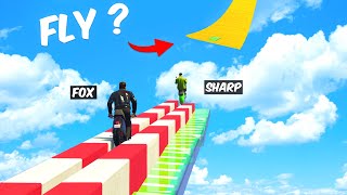 The Hardest Scooty Parkour Ever 🥴  GTA 5 TAMIL Stunt Race  Black FOX [upl. by Newnorb]