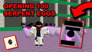 OPENING 100 SERPENT EGGS Roblox Islands [upl. by Leese994]