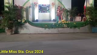 Talent Portion Little Miss Sta Cruz 2024 Sta Cruz Sinait Ilocos Sur Barangay Fiesta [upl. by Lanrev895]