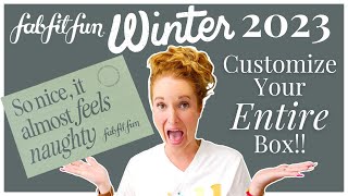 FabFitFun Winter 2023 Customize Your Whole Box All 6 Customization Spoilers Shown [upl. by Morvin]