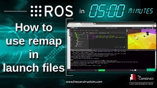 ROS in 5 mins 015  How to use remap in launch files [upl. by Yelrebma]