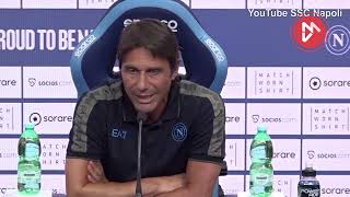 NAPOLI È ALLARME CONTE quotMOMENTO CRITICO DOVREMO SOFFRIRE MI ASPETTAVO UNA SITUAZIONE MIGLIOREquot [upl. by Nivrehs339]