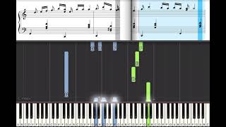 Satie  Gnossienne No 5  Classical Music Piano Tutorial with Sheet Music  Full Speed [upl. by Sherer]