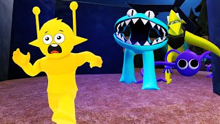 Yellow Sprunki plays  ROBLOX RAINBOW FRIENDS CHAPTER 2 [upl. by Aerdnael]