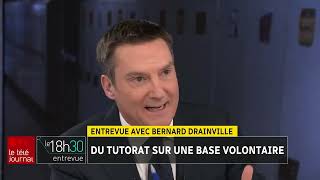 Plan de rattrapage scolaire  entrevue avec Bernard Drainville [upl. by Lenz]