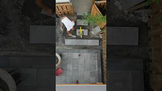 BACKYARD TRANSFORMATION pavers patio shorts [upl. by Orelu455]