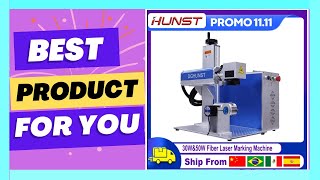 Hunst 50W 30W Fiber Laser Marking Machine Raycus [upl. by Derraj]