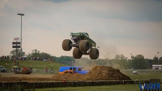 Monster Truck Throwdown  Dragway 42 West Salem Ohio 2022 [upl. by Ahtenek]