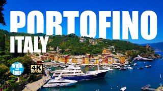 Portofino Italy June 2022  Virtual Walking Tour in 4K UHD 60 fps [upl. by Adirahs]