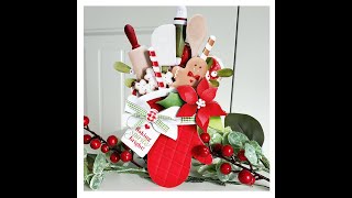 Gingerbread Christmas Paper Craft Idea  Christmas Baking Paper Craft 3D Decoupage [upl. by Gleich]