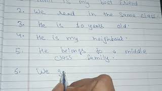 10 Lines Essay on my best friend essay on my best friend in english  essay writing [upl. by Dry722]