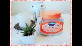 احسن سكراب للبشرة والجسم نايتشرز باونتي بالمشمشNatures Bounty face and body scrup review [upl. by Chandless]