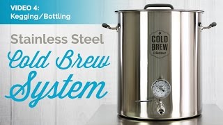 Video 4 Kegging Cold Brew from the Cold Brew Avenue Stainless Steel Cold Brew Coffee System [upl. by Raychel]