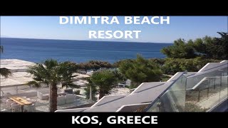 Dimitra Beach Resort at Agios Fokas Kos Greece  Yoga with Stunning view of the Aegean Sea [upl. by Iran]