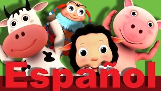 Cabeza hombros rodillas pies  Parte 2  Canciones infantiles  LittleBabyBum [upl. by Notxap358]