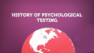 Psychological Assessment Lesson 2  History of Psychological Testing [upl. by Charlean]