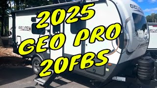 NEW 2025 ROCKWOOD GEO PRO 20FBS OFF ROAD TRAVEL TRAILER FOREST RIVER Dodd RV WALKTHROUGH SOLAR [upl. by Conchita]