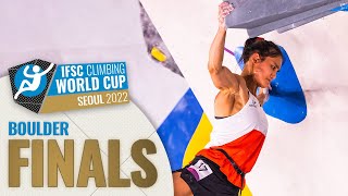 Boulder finals  Seoul 2022 [upl. by Spatz]