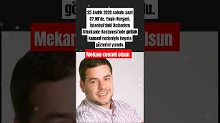 Engin Nurşani İstanbuldaki Hastane de gırtlak kanseri nedeniyle hayata gözlerini yumdu [upl. by Ardekal]