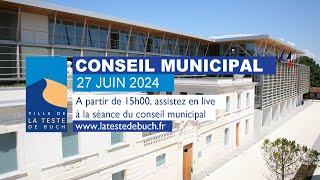 Conseil Municipal du 27 juin 2024 [upl. by Methuselah]