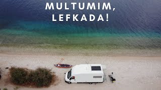 Multumim Lefkada Vanlife Grecia Gasim in sfarsit plaja perfecta [upl. by Naginnarb]